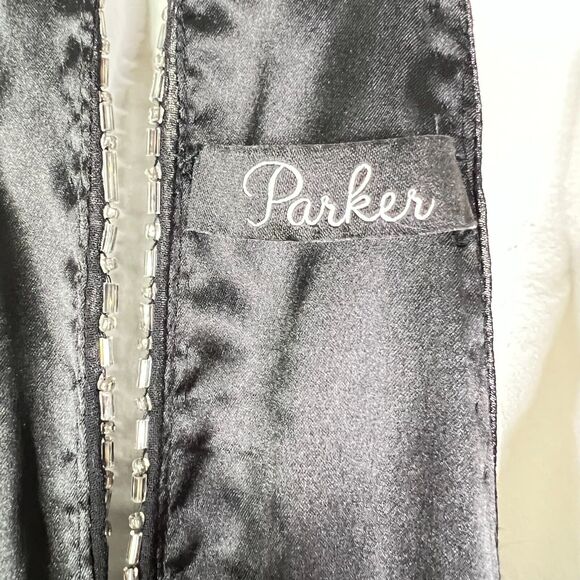 Parker NWD Beaded Black Mini Dress‎ Size S* - Picture 5 of 8